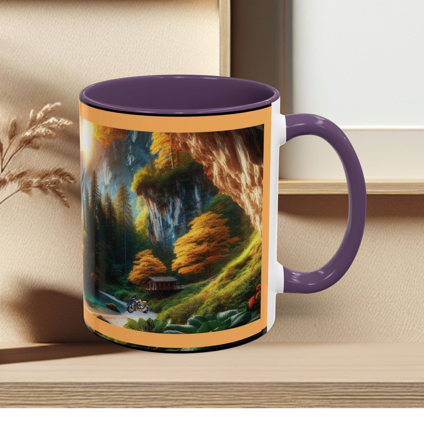Mug: By the River-Accent Coffee Mug (11oz, 15oz)