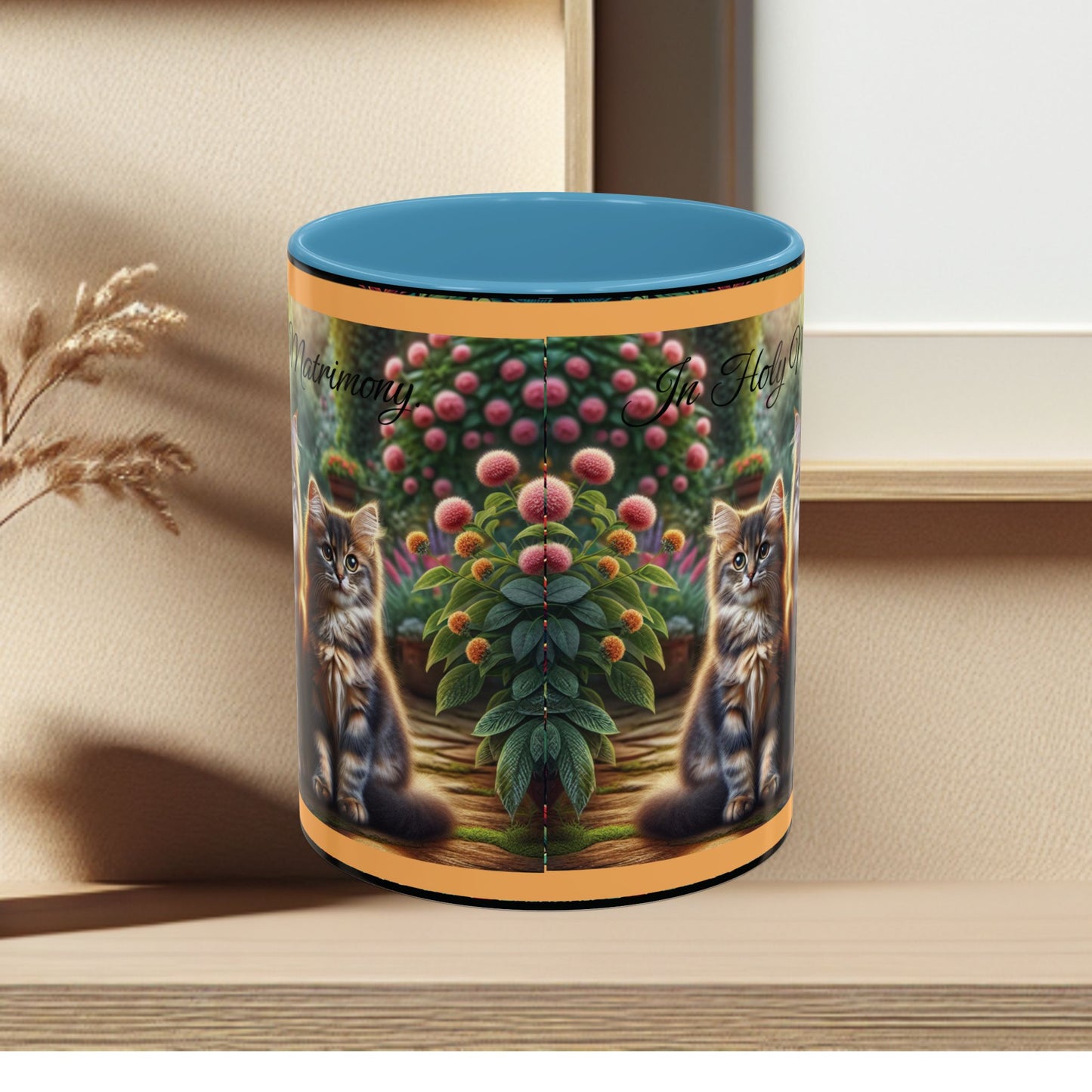 Coffee Mug Cat Wedding