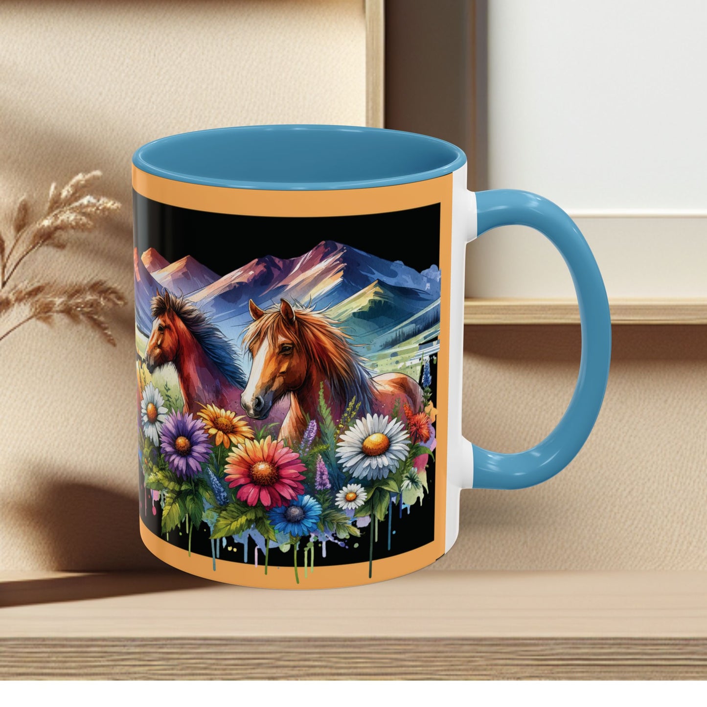 Mug Coffee Wild Horses 11oz 15oz