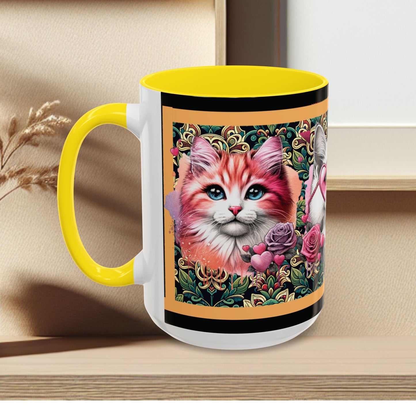 Coffee Mug Kittens Friends