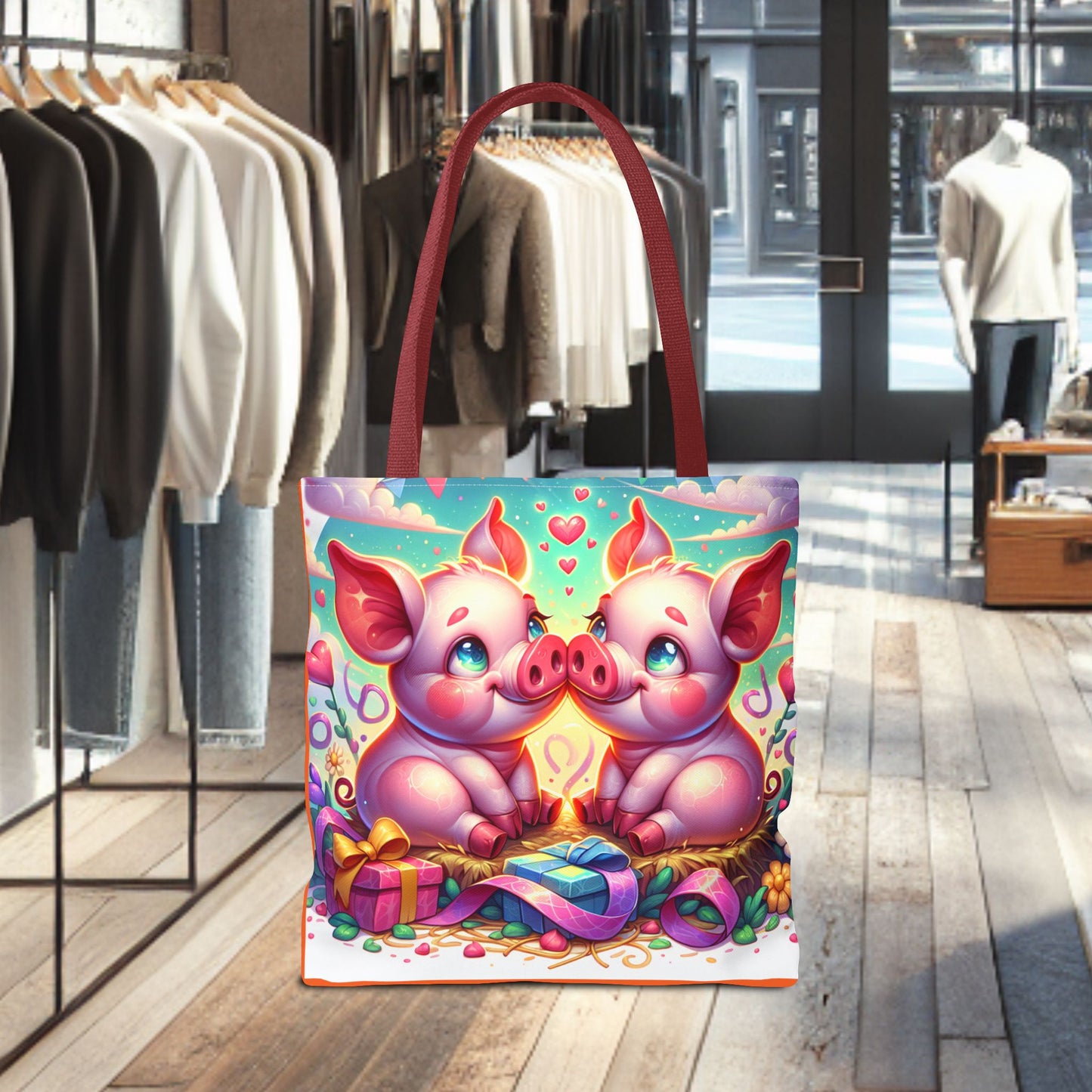 Pig Tote Bag - Perfect for Animal Lovers and Gift Giving