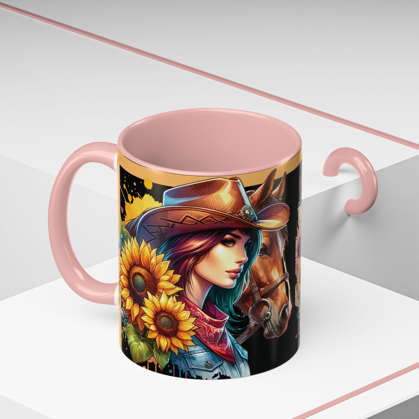 Coffee Mug Cowgirls and they're Horses