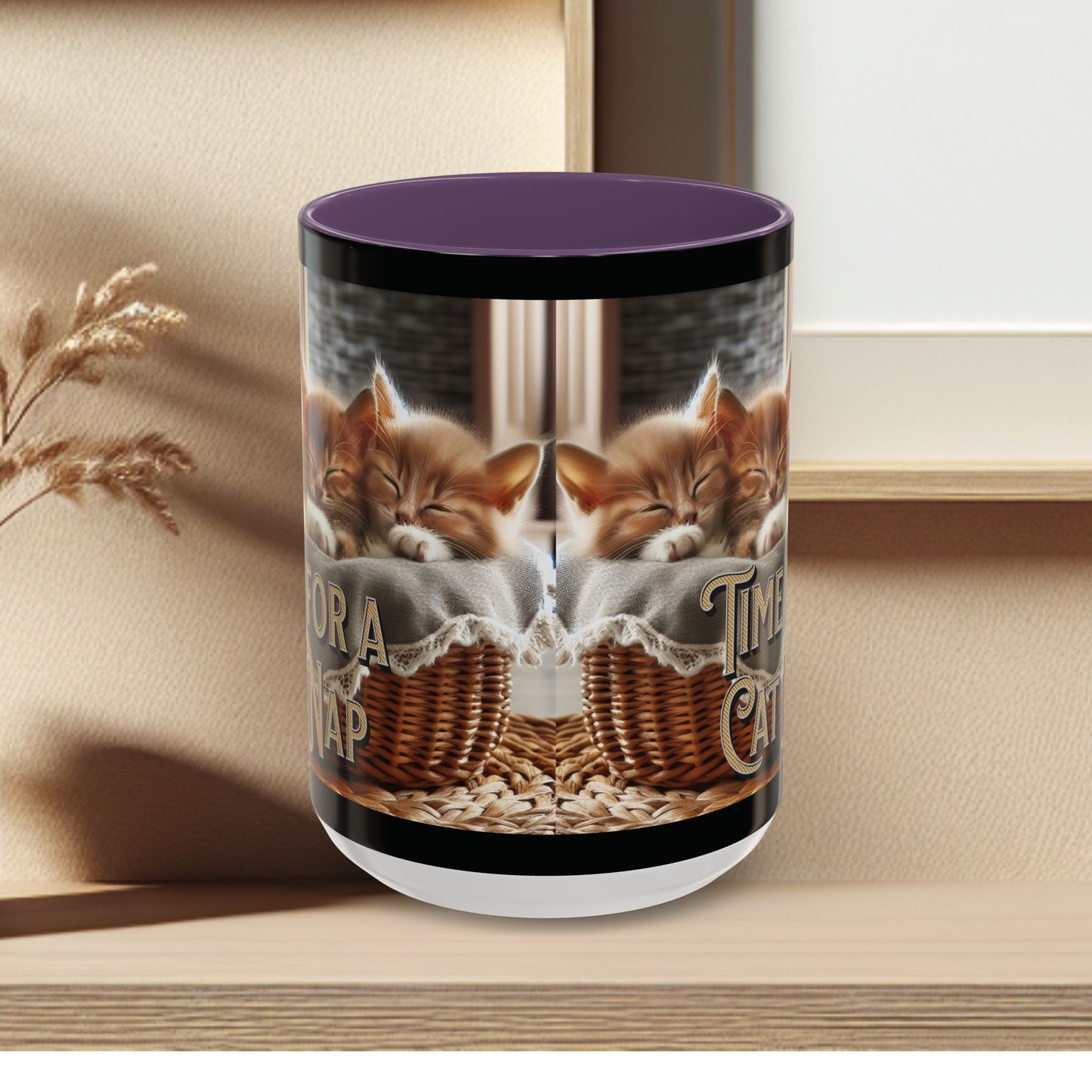 Coffee Mug - Time for a Cat Nap Accent (11, 15oz)