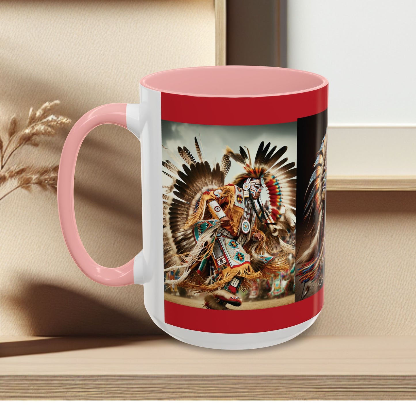Mug- Native Dancer - Coffee Mug (11 oz, 15 oz) (AOP)