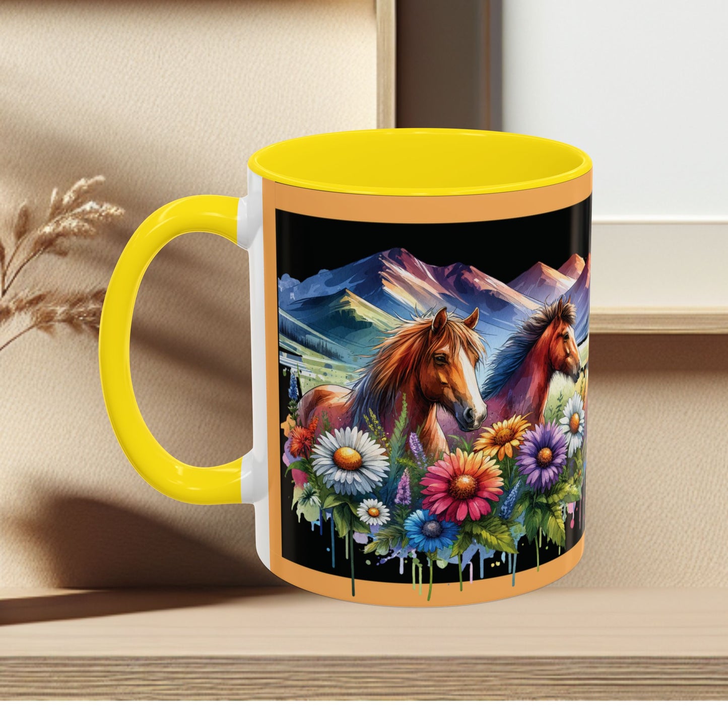 Mug Coffee Wild Horses 11oz 15oz