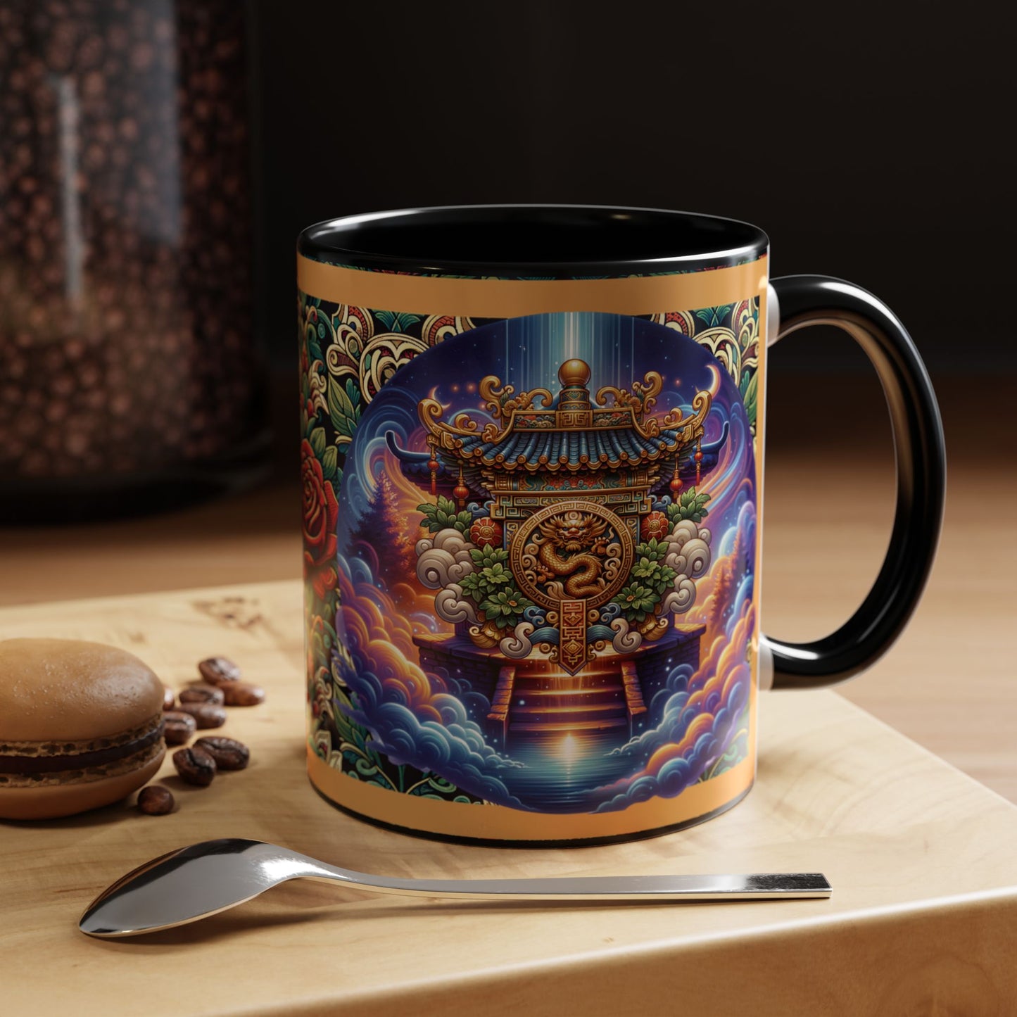 Mug Mystic Temple Rose Coffee Mug 11oz 15oz