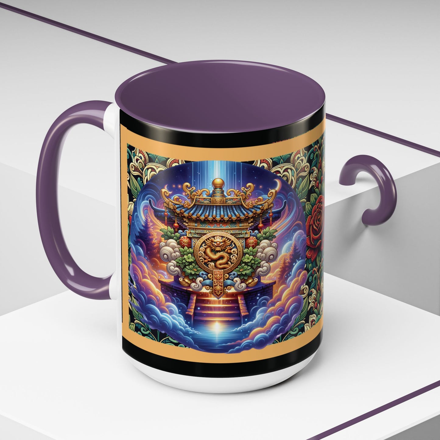 Mug Mystic Temple Rose Coffee Mug 11oz 15oz