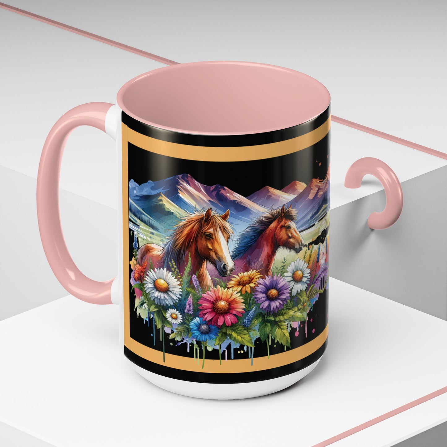 Mug Coffee Wild Horses 11oz 15oz