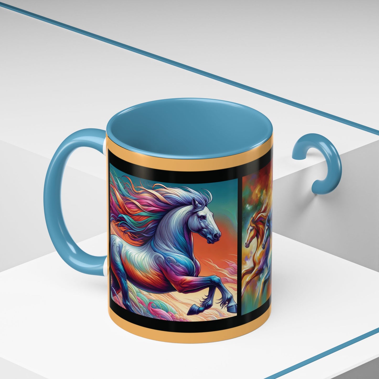 Coffee Mug Cloud Horses 11oz, 15oz