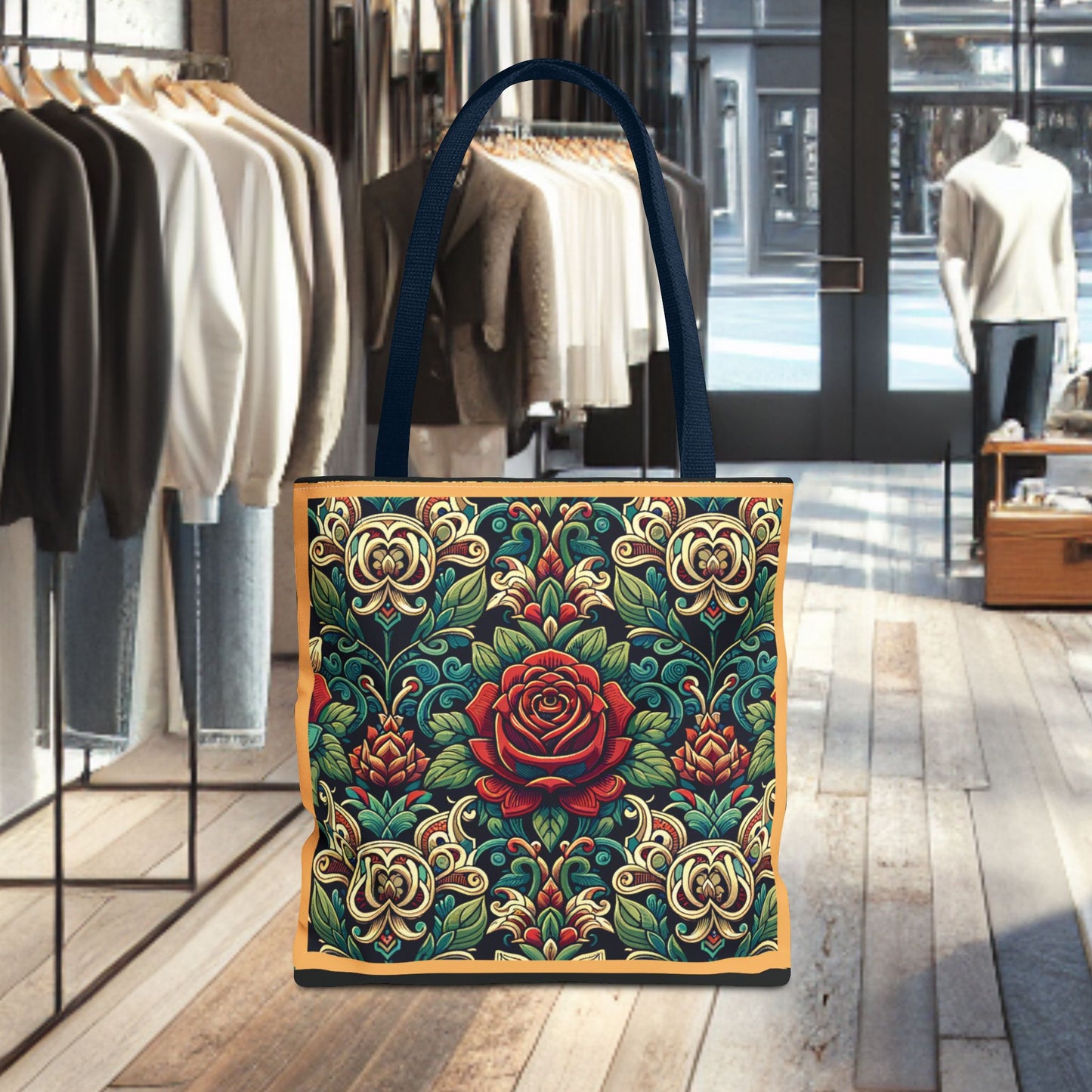 Tote Bag-Rose Garden -Tote Bag