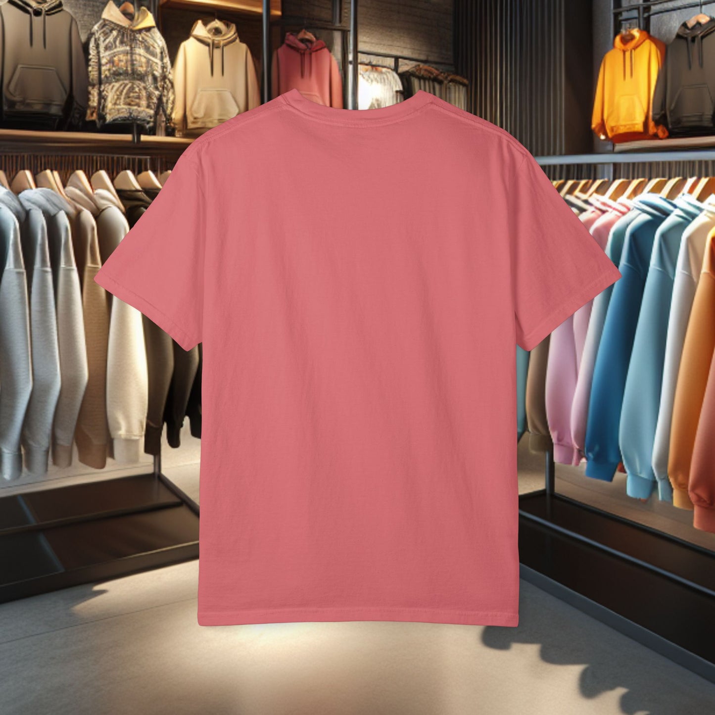 Dreamy Garden Unisex Garment-Dyed T-shirt - Artistic Floral Print - Perfect for Everyday Wear and Gifting