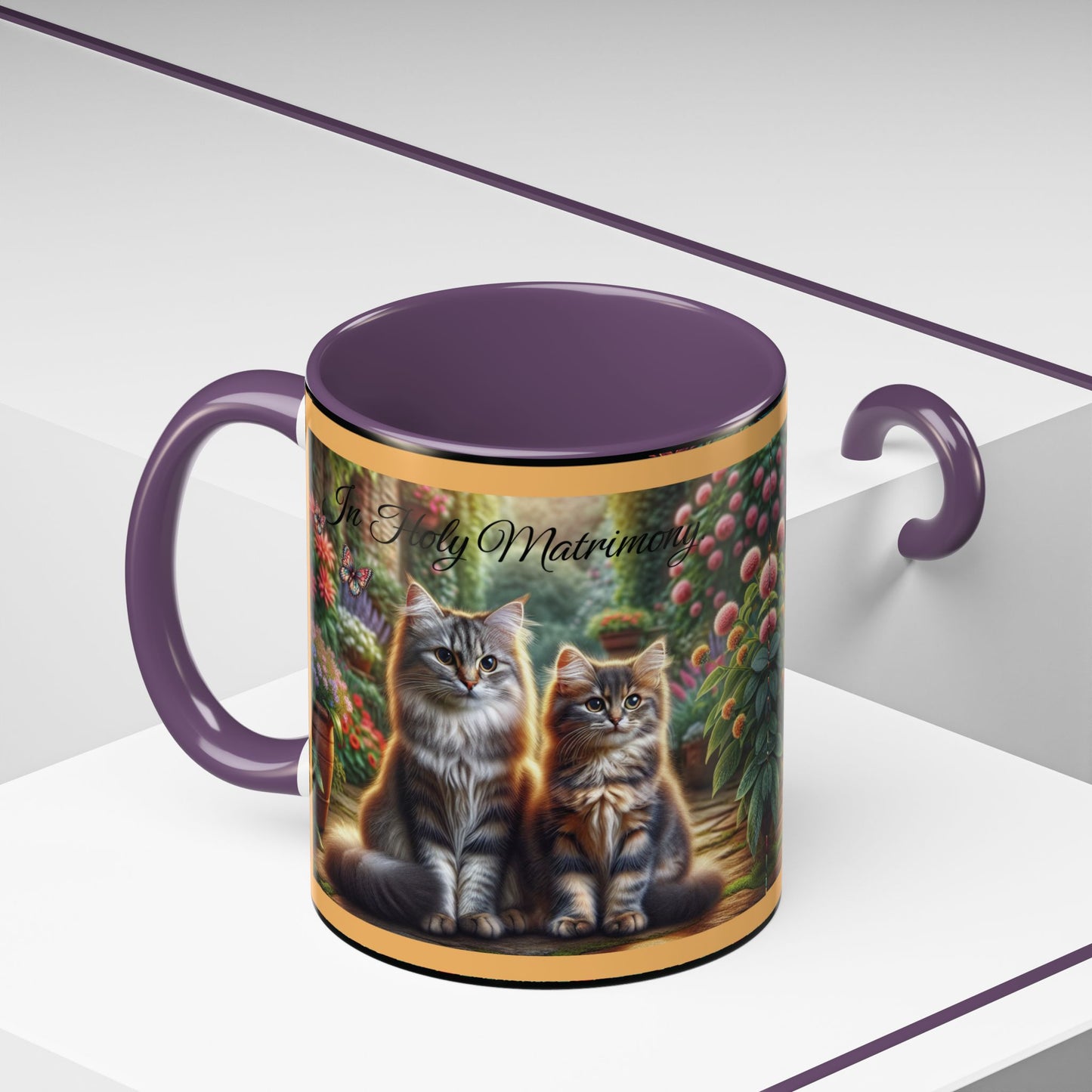 Coffee Mug Cat Wedding