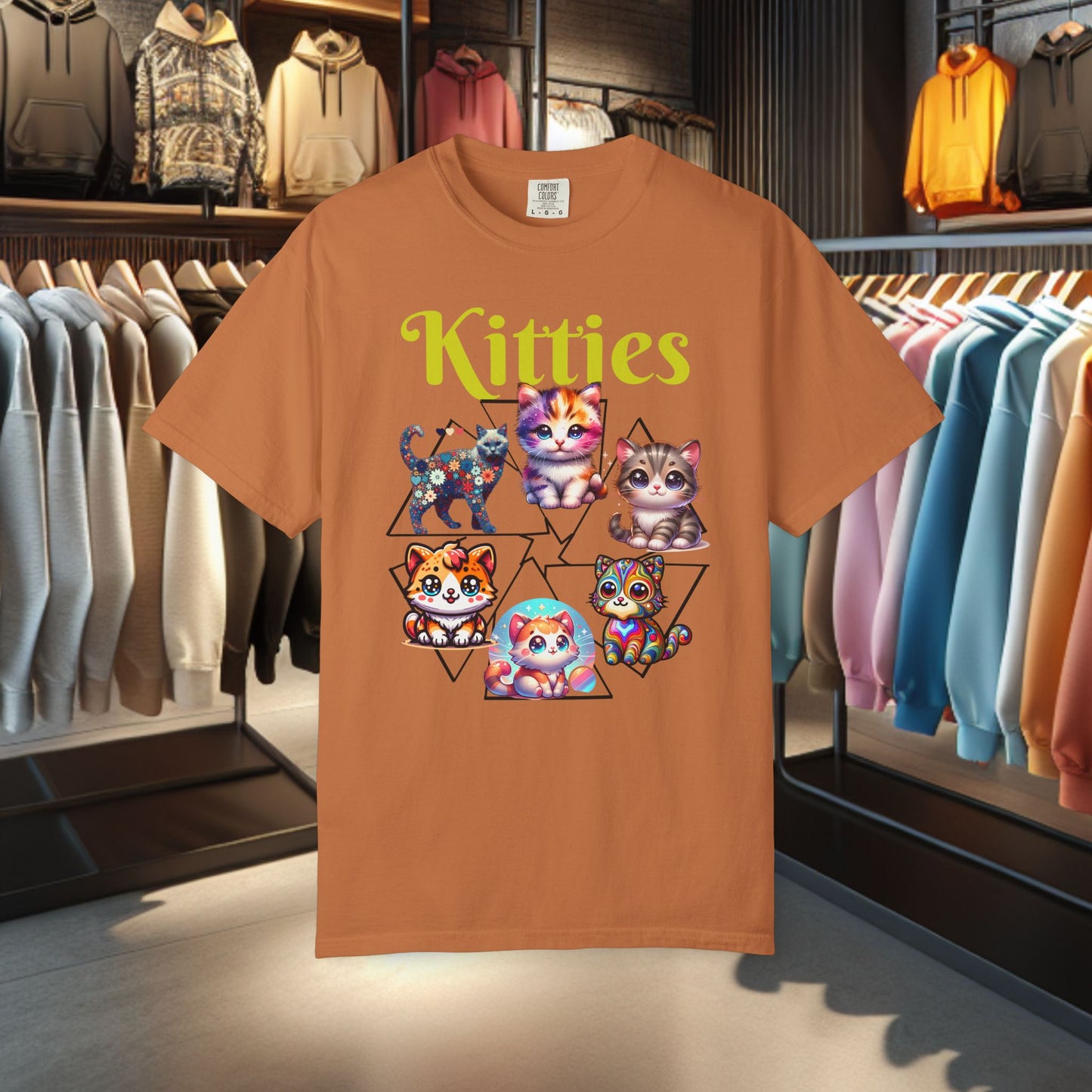Kitties Unisex T-Shirt - Cat Lover's Gift, Cute Cats