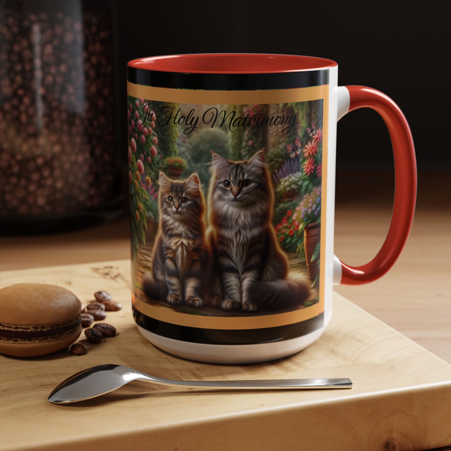 Coffee Mug Cat Wedding