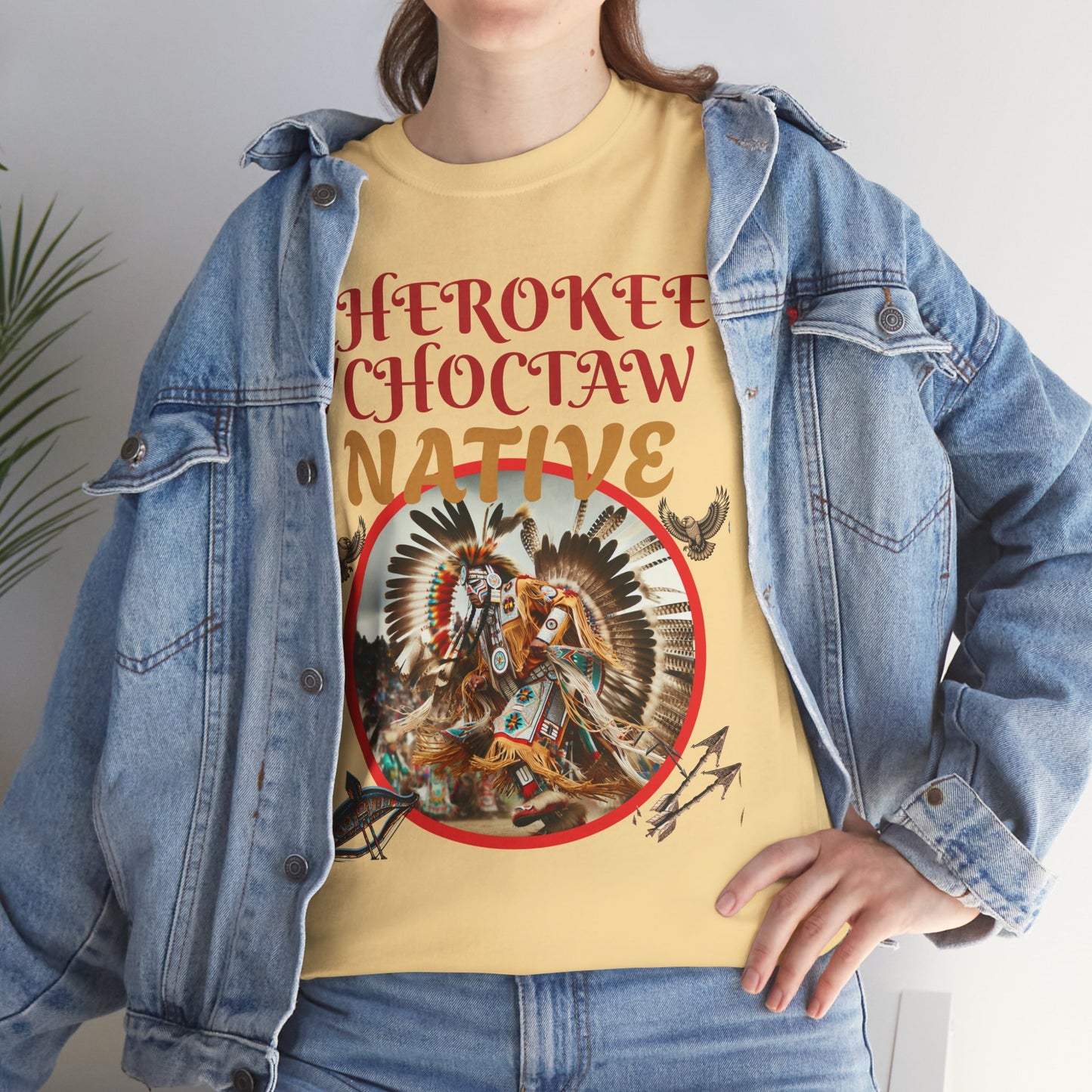 Cherokee / Choctaw Native- Heavy Cotton Tee