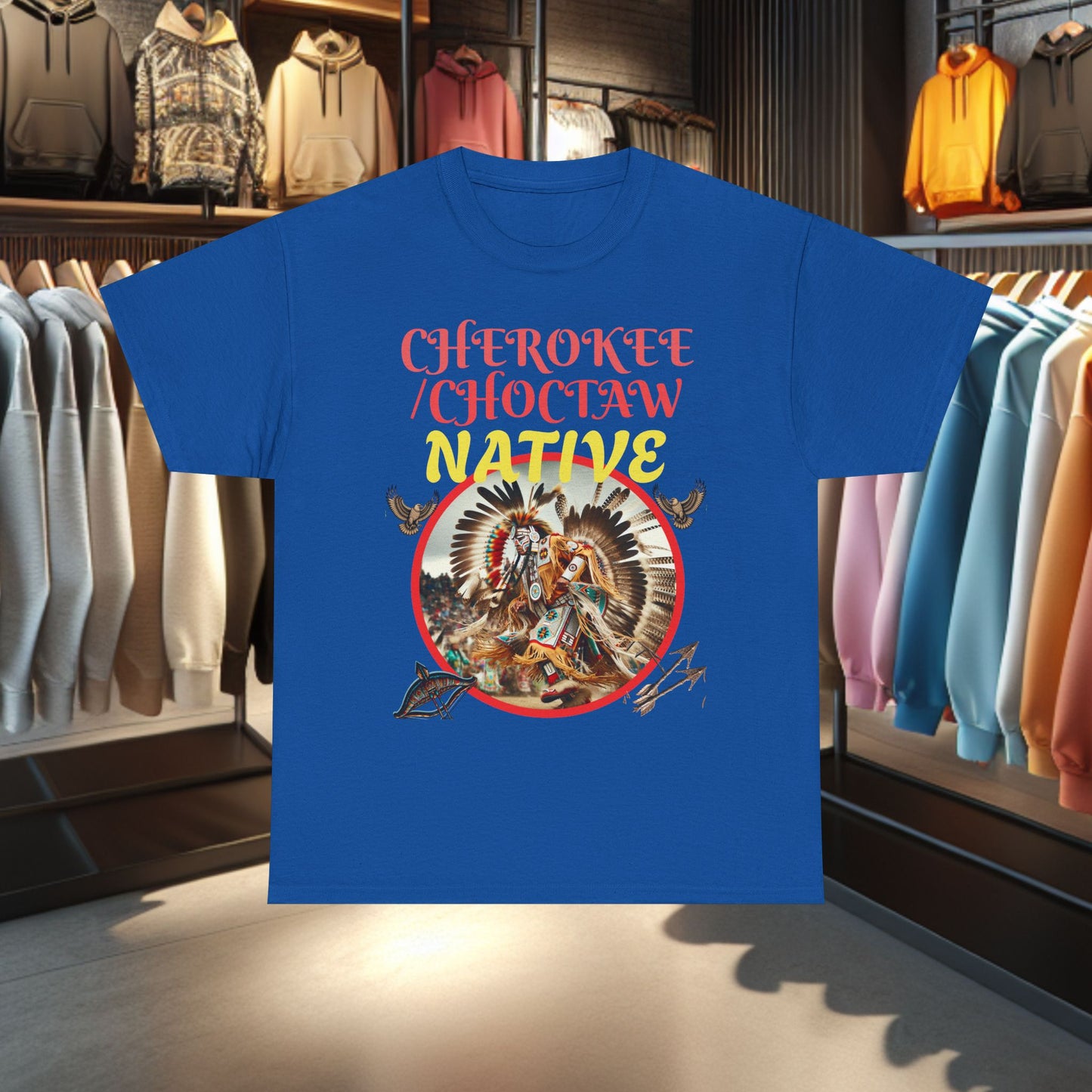 Cherokee / Choctaw Native- Heavy Cotton Tee