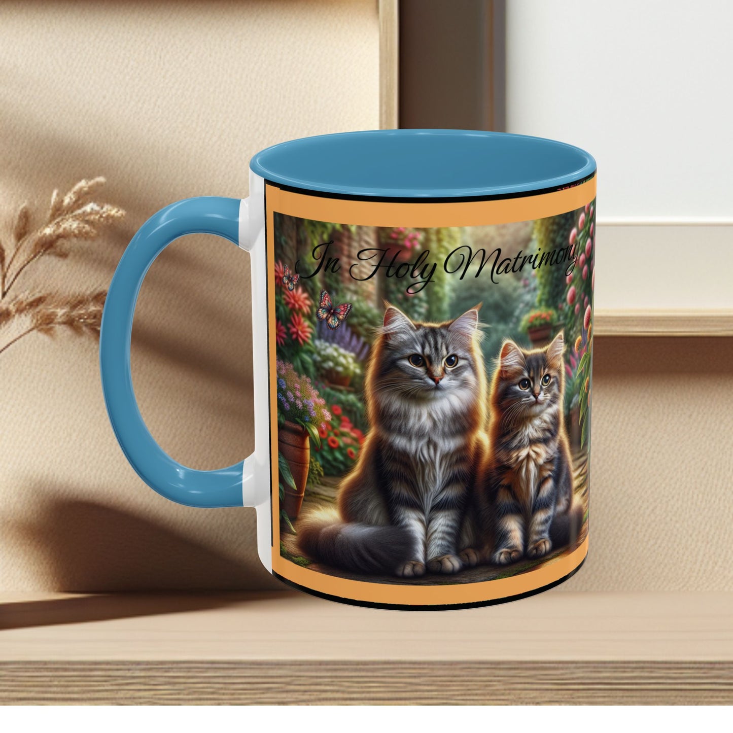 Coffee Mug Cat Wedding