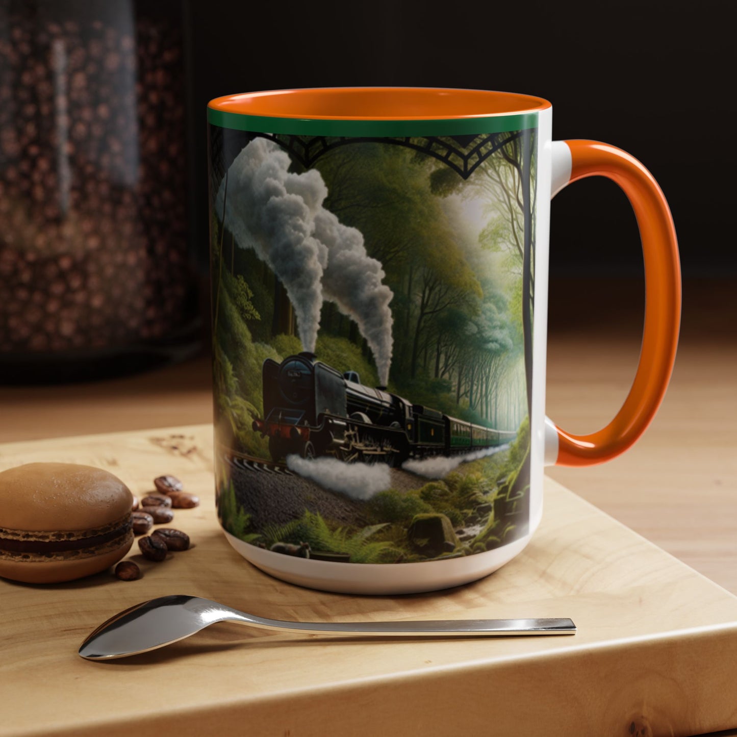 Mug - Jungle Train - Accent Coffee Mug (11oz, 15oz) (AOP)