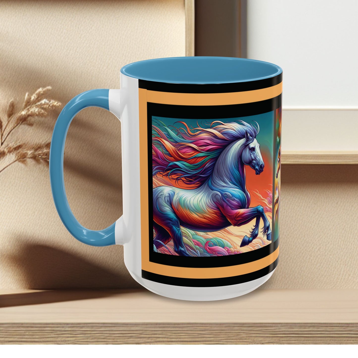 Coffee Mug Cloud Horses 11oz, 15oz