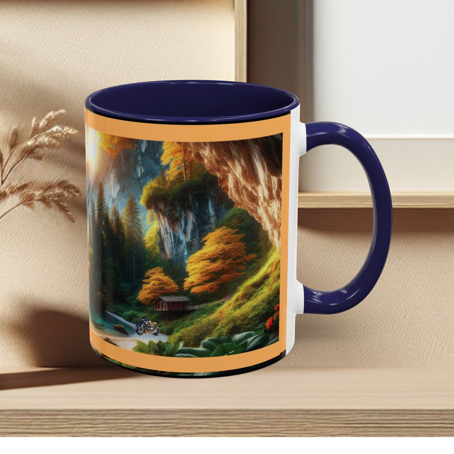 Mug: By the River-Accent Coffee Mug (11oz, 15oz)