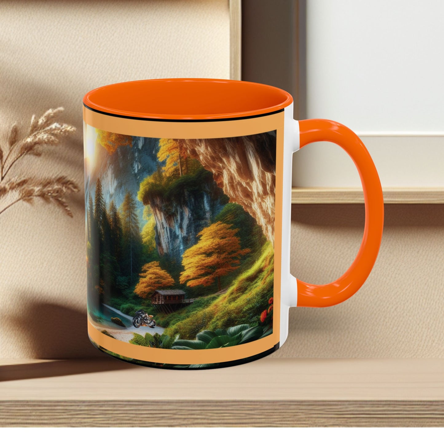 Mug: By the River-Accent Coffee Mug (11oz, 15oz)