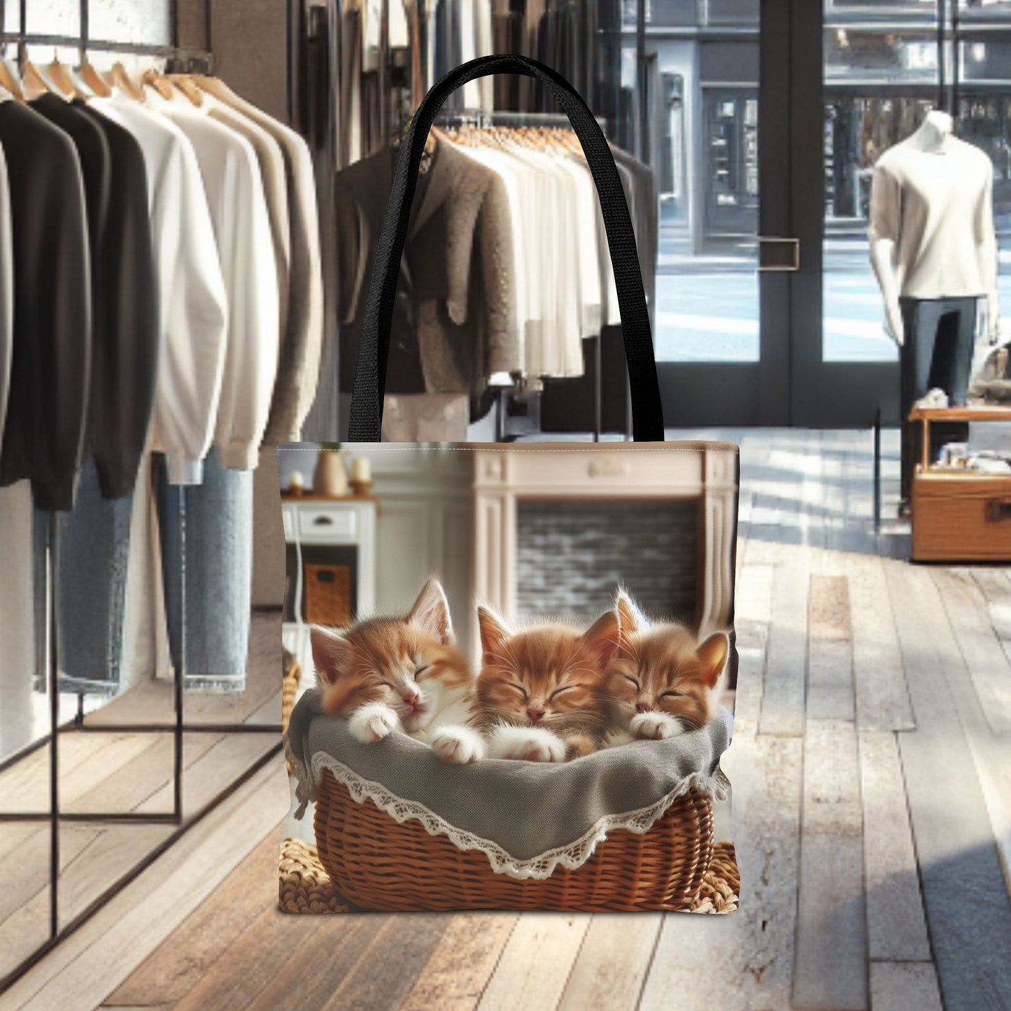 Tote Bag- Cat Nap - Tote Bag (AOP)