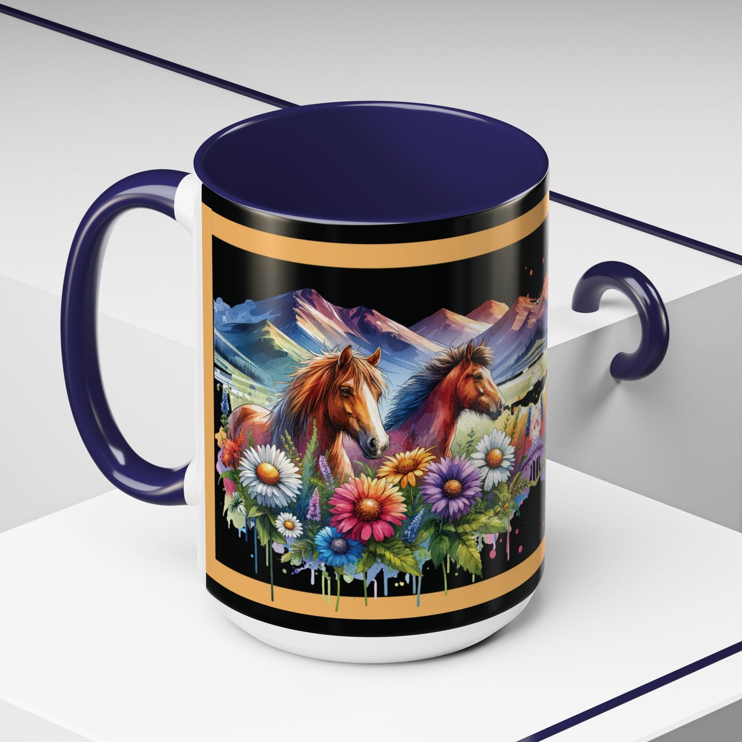 Mug Coffee Wild Horses 11oz 15oz