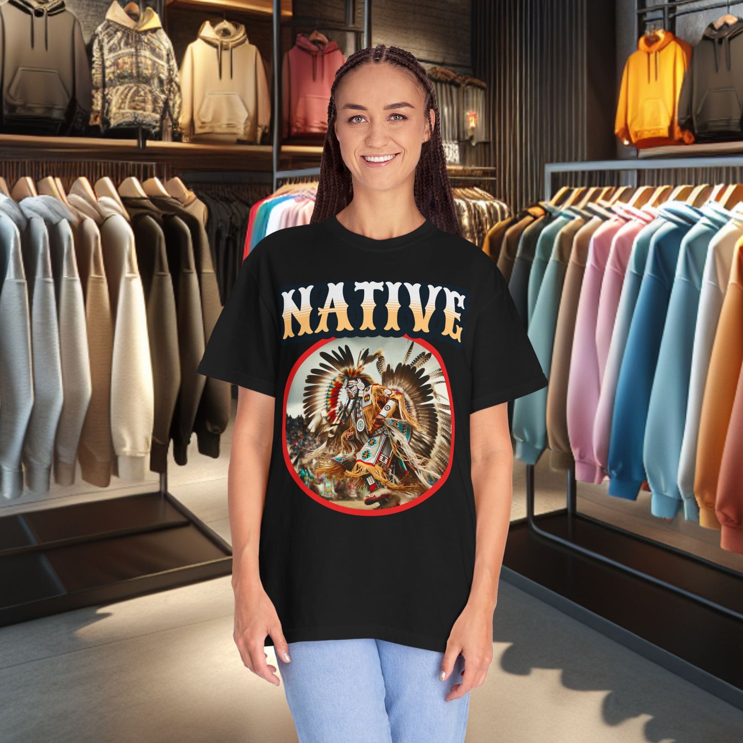 Unisex T-shirt - Native Dancer - Tee Shirt-