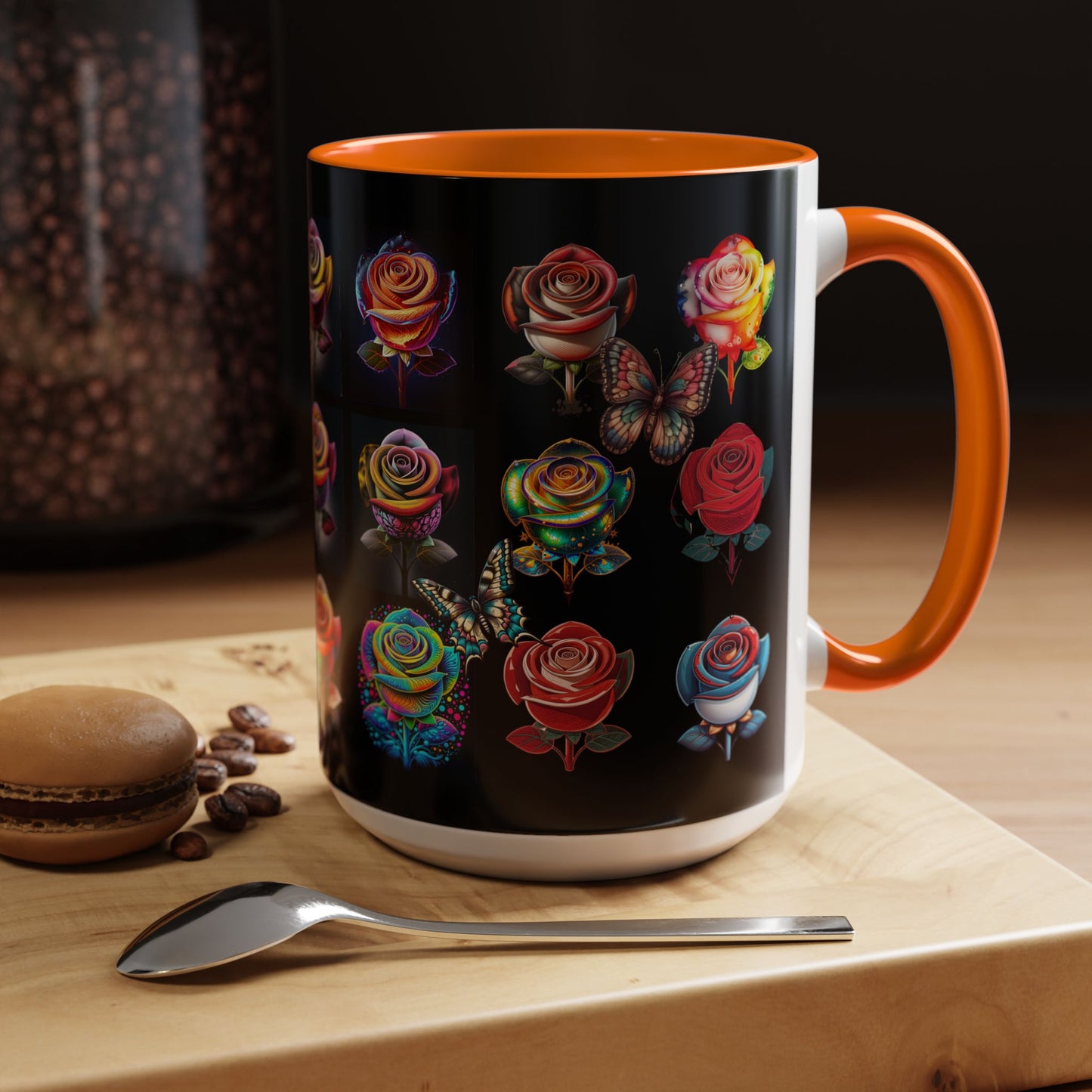 Floral Accent Mug - Perfect Gift for Garden Lovers