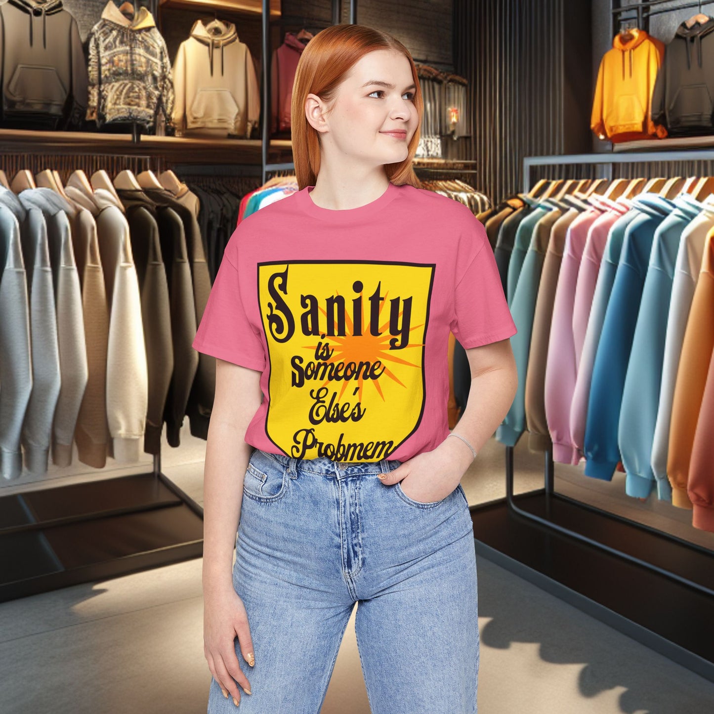 Funny Sanity Unisex Tee