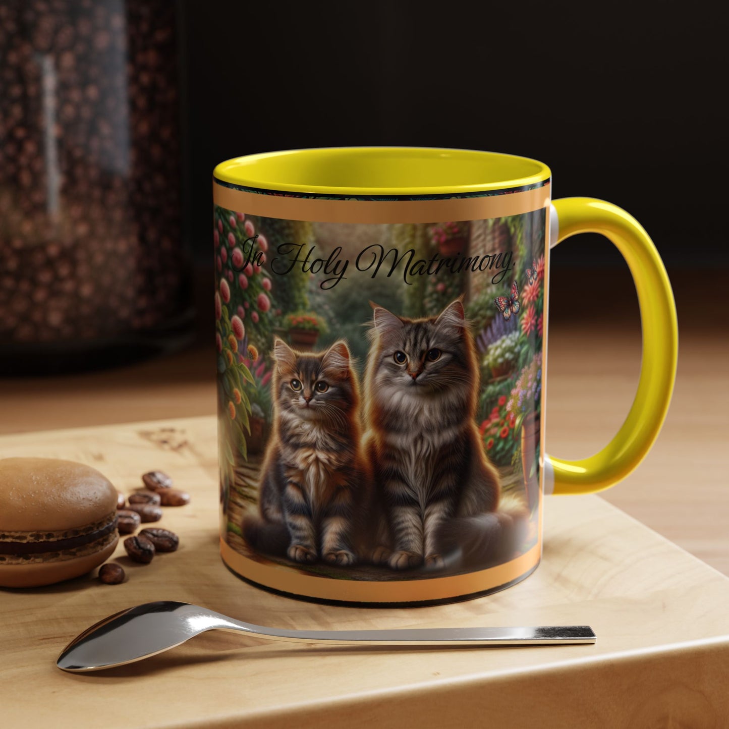 Coffee Mug Cat Wedding