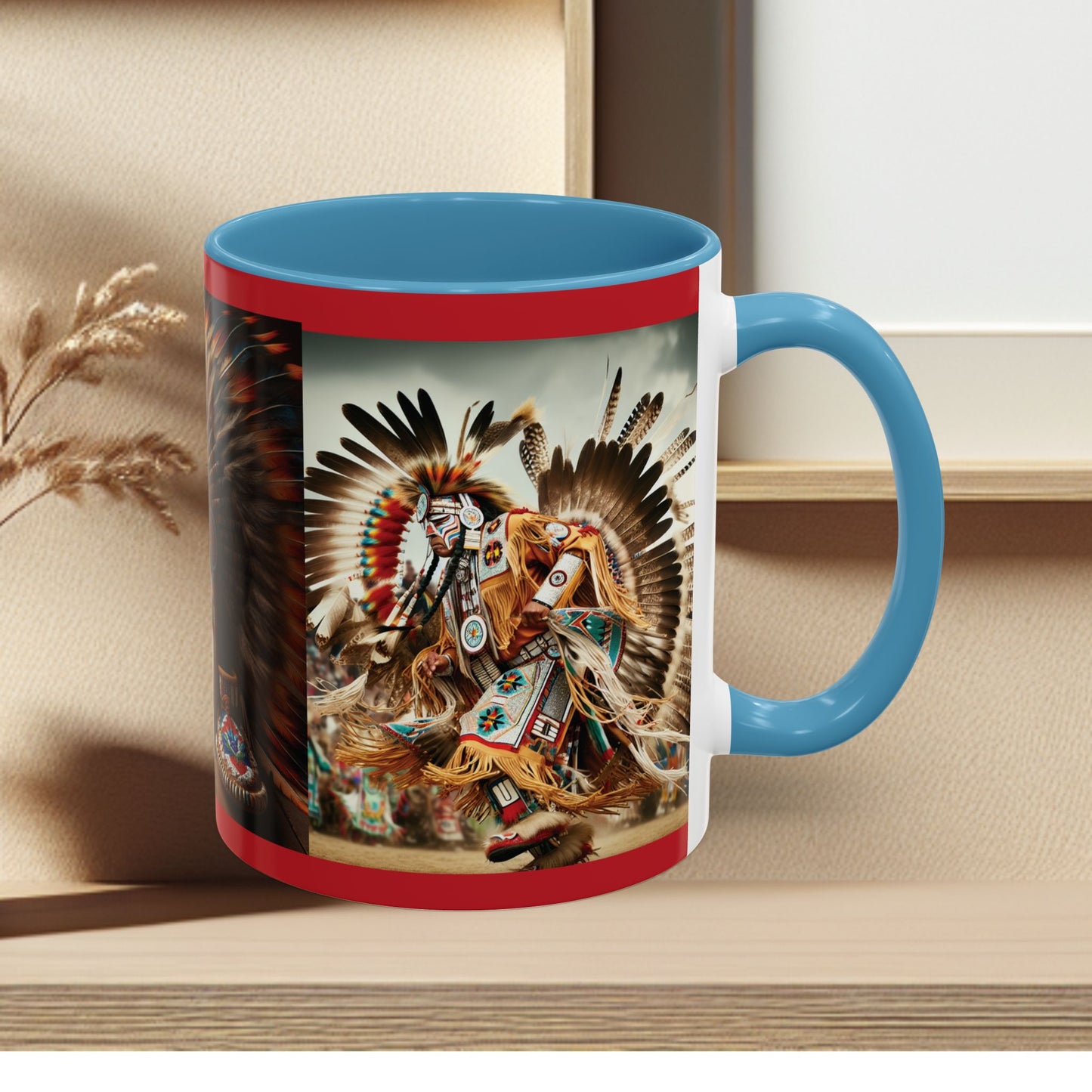 Mug- Native Dancer - Coffee Mug (11 oz, 15 oz) (AOP)