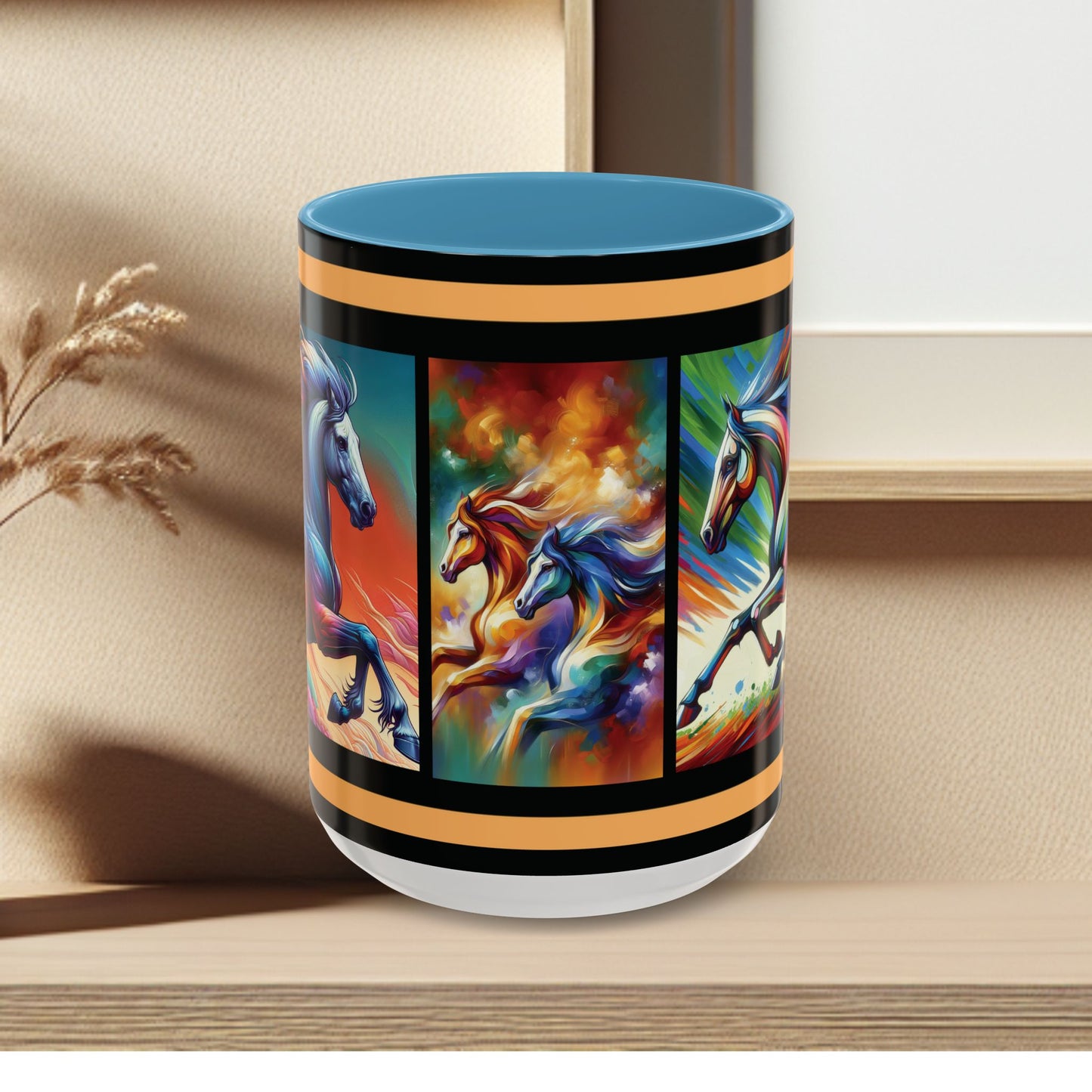 Coffee Mug Cloud Horses 11oz, 15oz