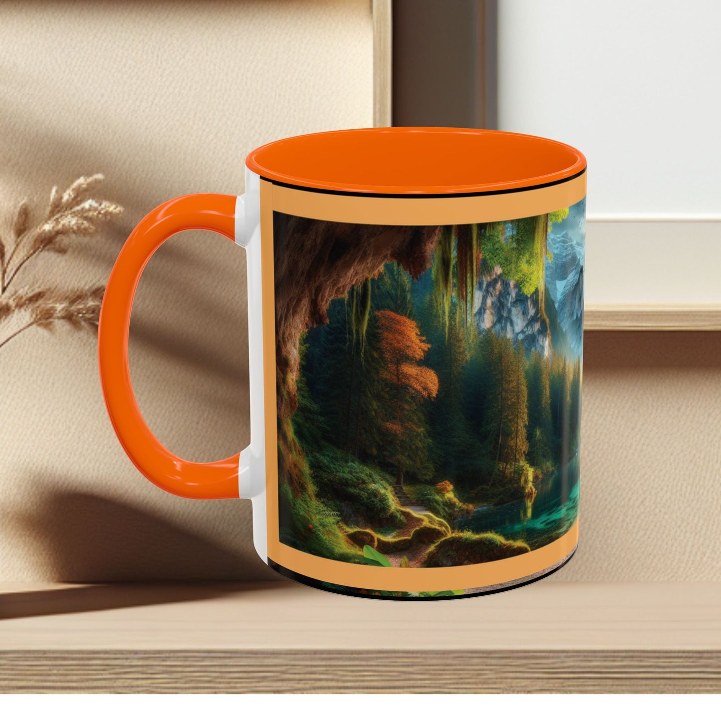 Mug: By the River-Accent Coffee Mug (11oz, 15oz)