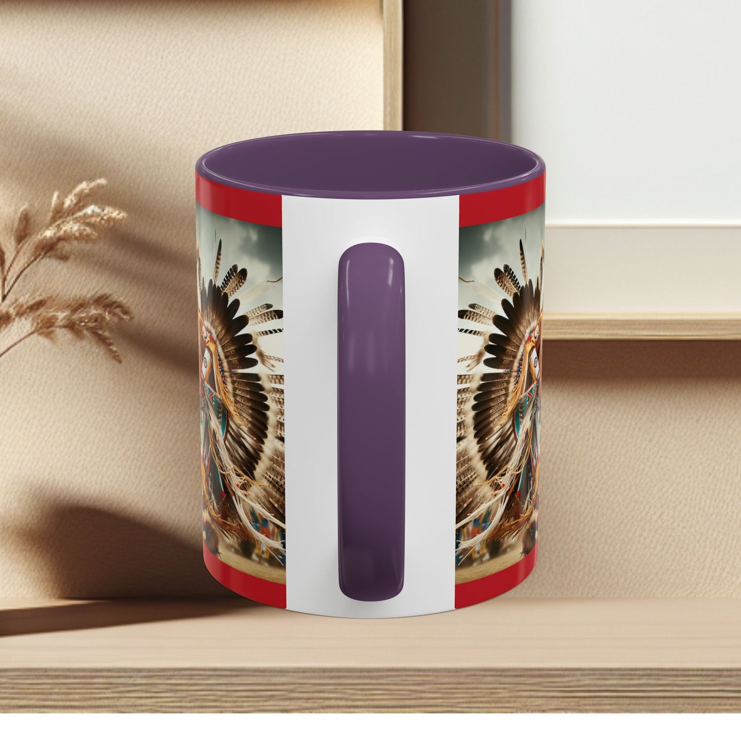 Mug- Native Dancer - Coffee Mug (11 oz, 15 oz) (AOP)