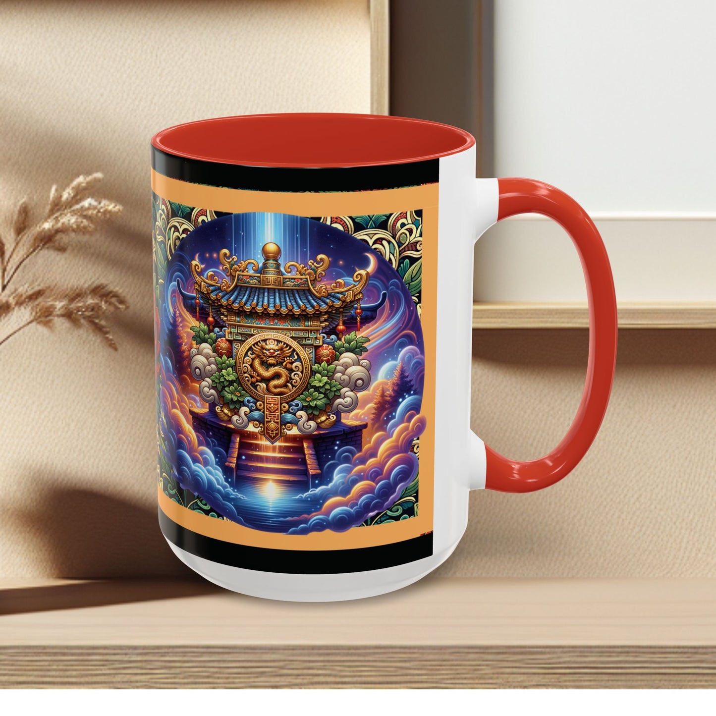 Mug Mystic Temple Rose Coffee Mug 11oz 15oz