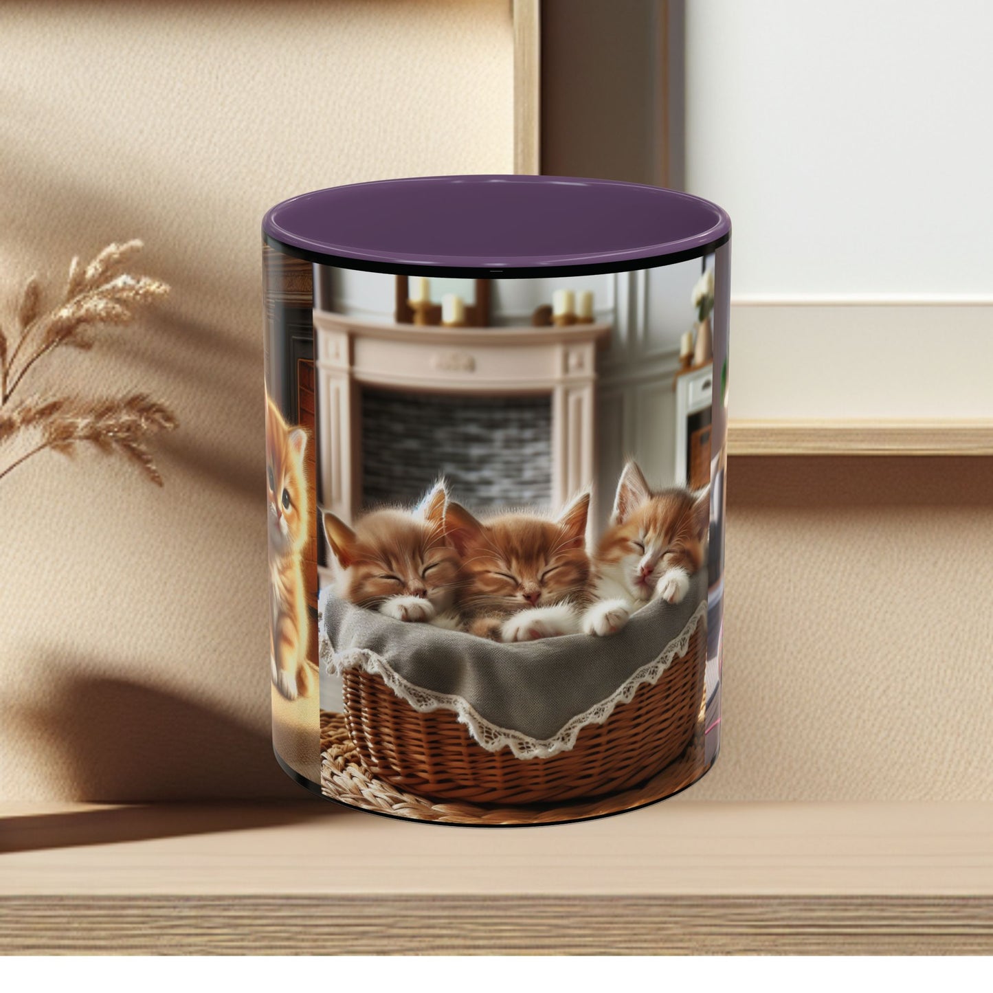 Mug- Kittens - Accent Coffee Mug (11oz, 15oz) (AOP)