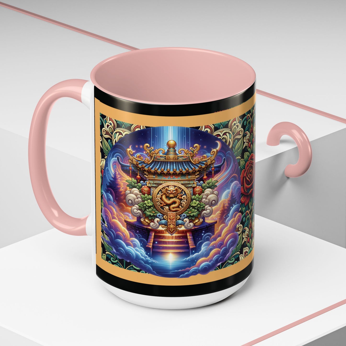 Mug Mystic Temple Rose Coffee Mug 11oz 15oz