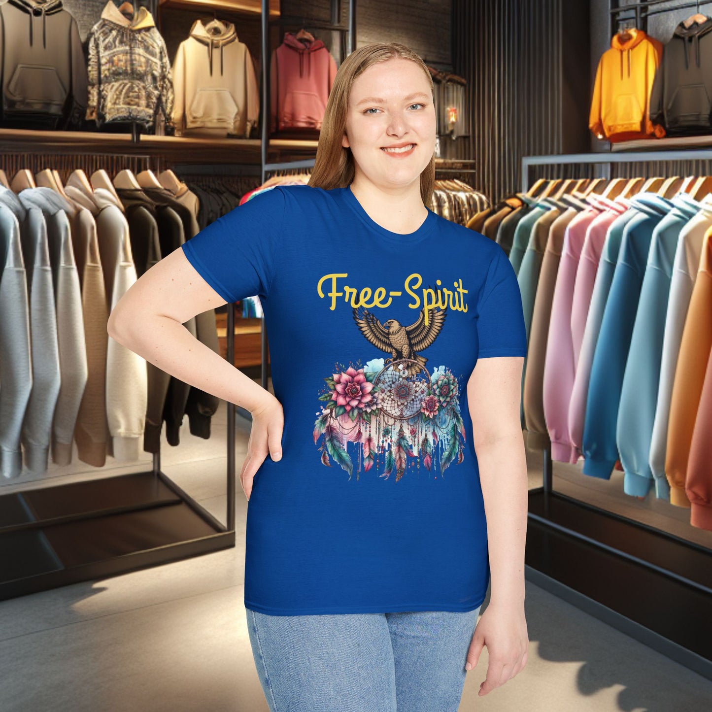 Dreamcatcher Unisex T-Shirt - Free-Spirit - Dreamcatcher & Egals