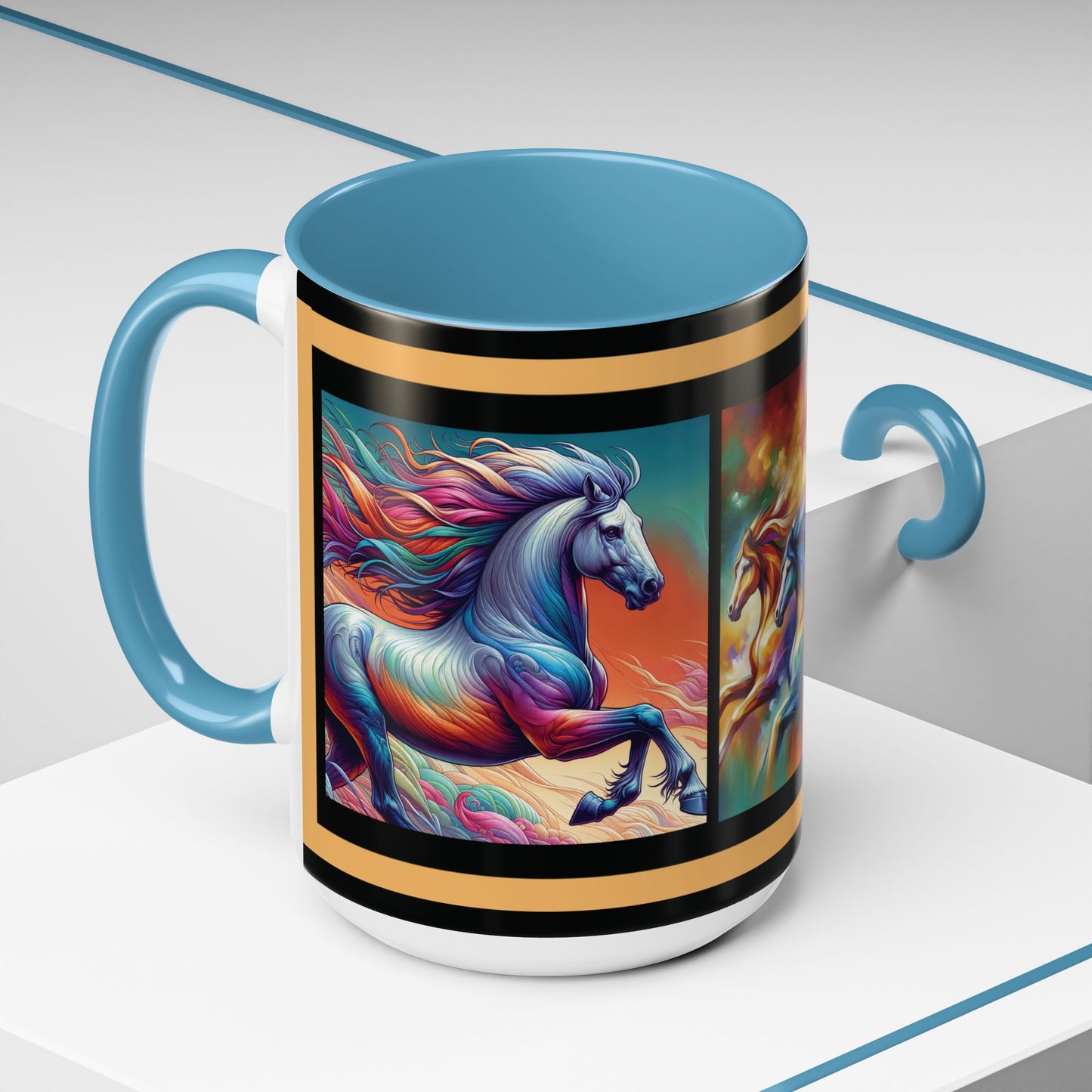 Coffee Mug Cloud Horses 11oz, 15oz