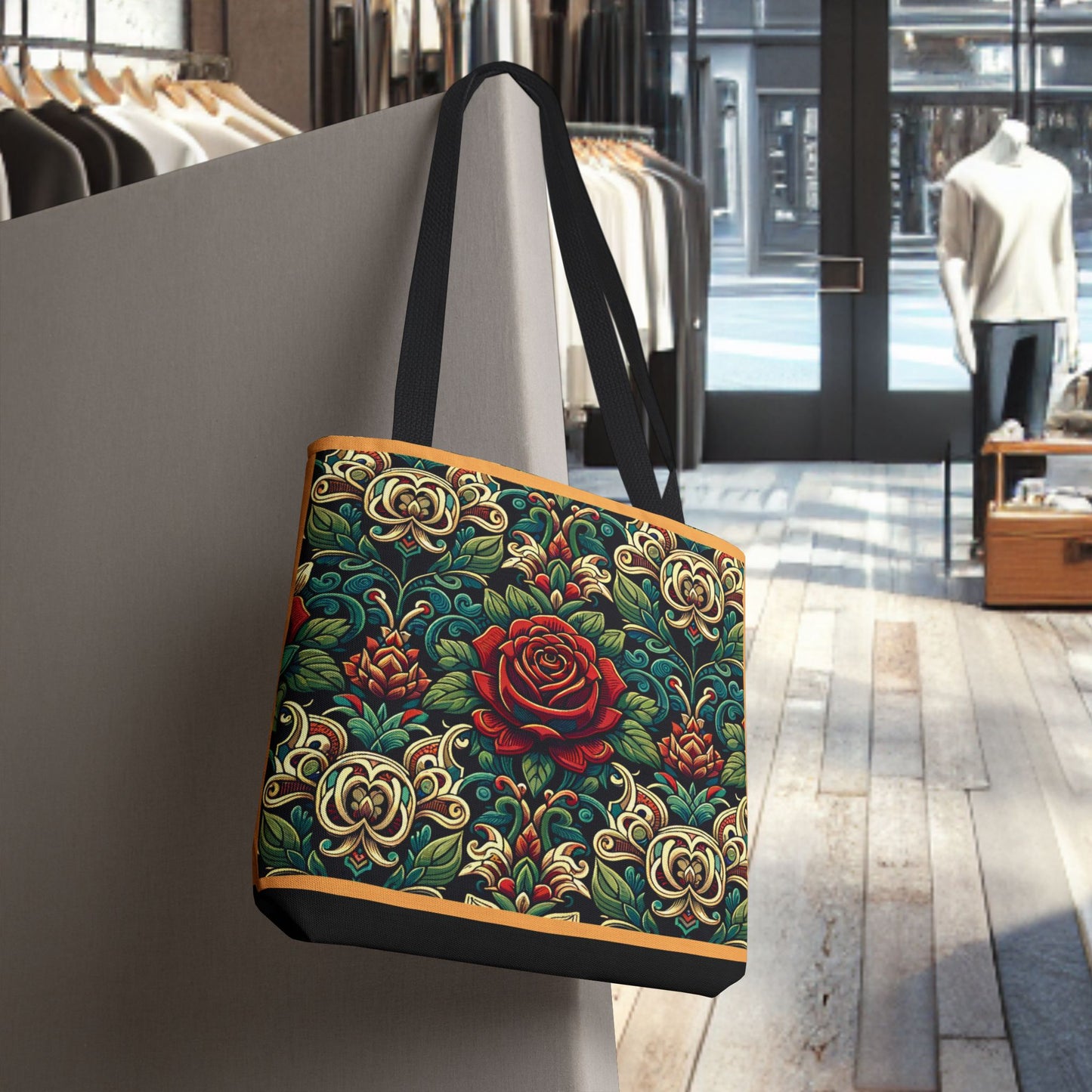Tote Bag-Rose Garden -Tote Bag