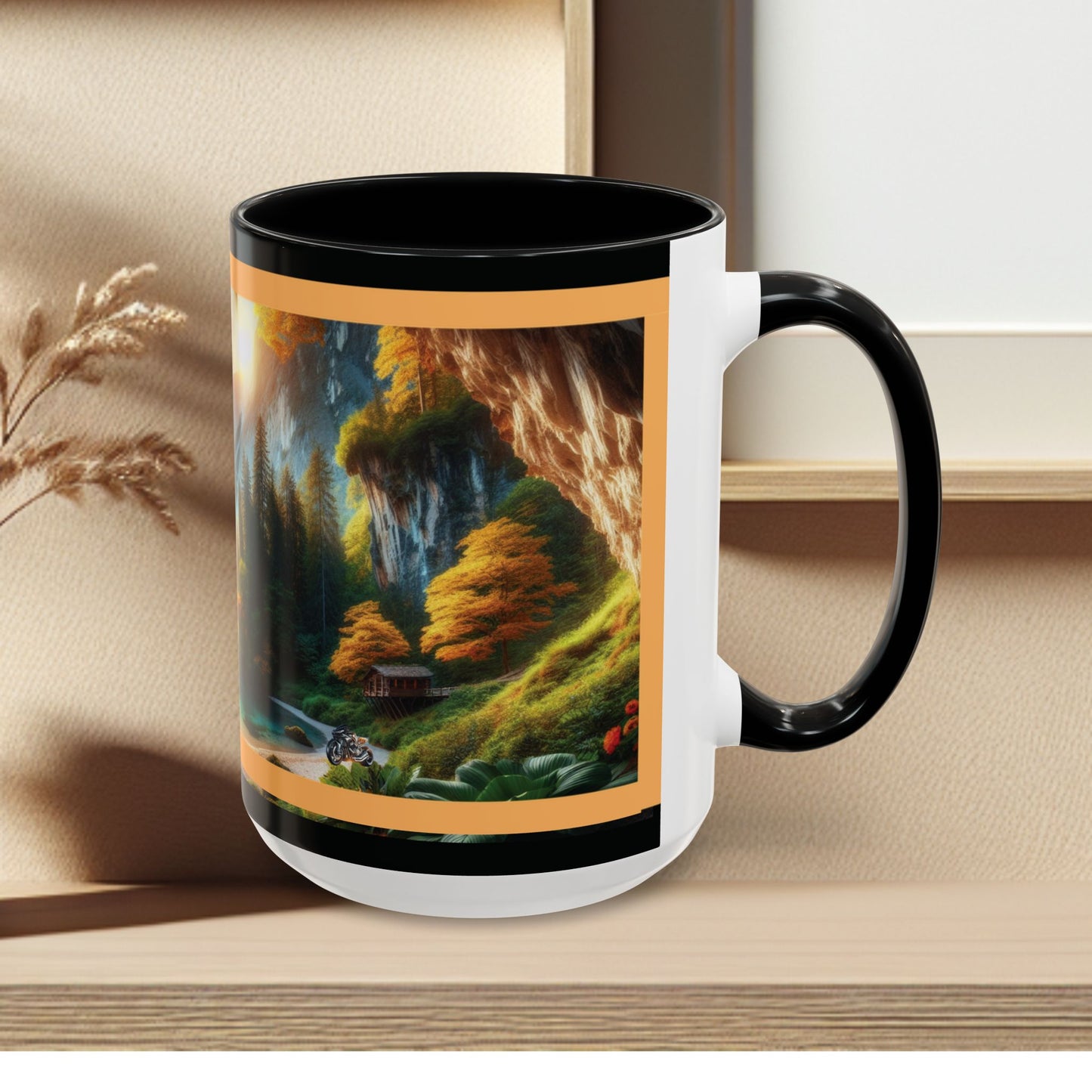 Mug: By the River-Accent Coffee Mug (11oz, 15oz)