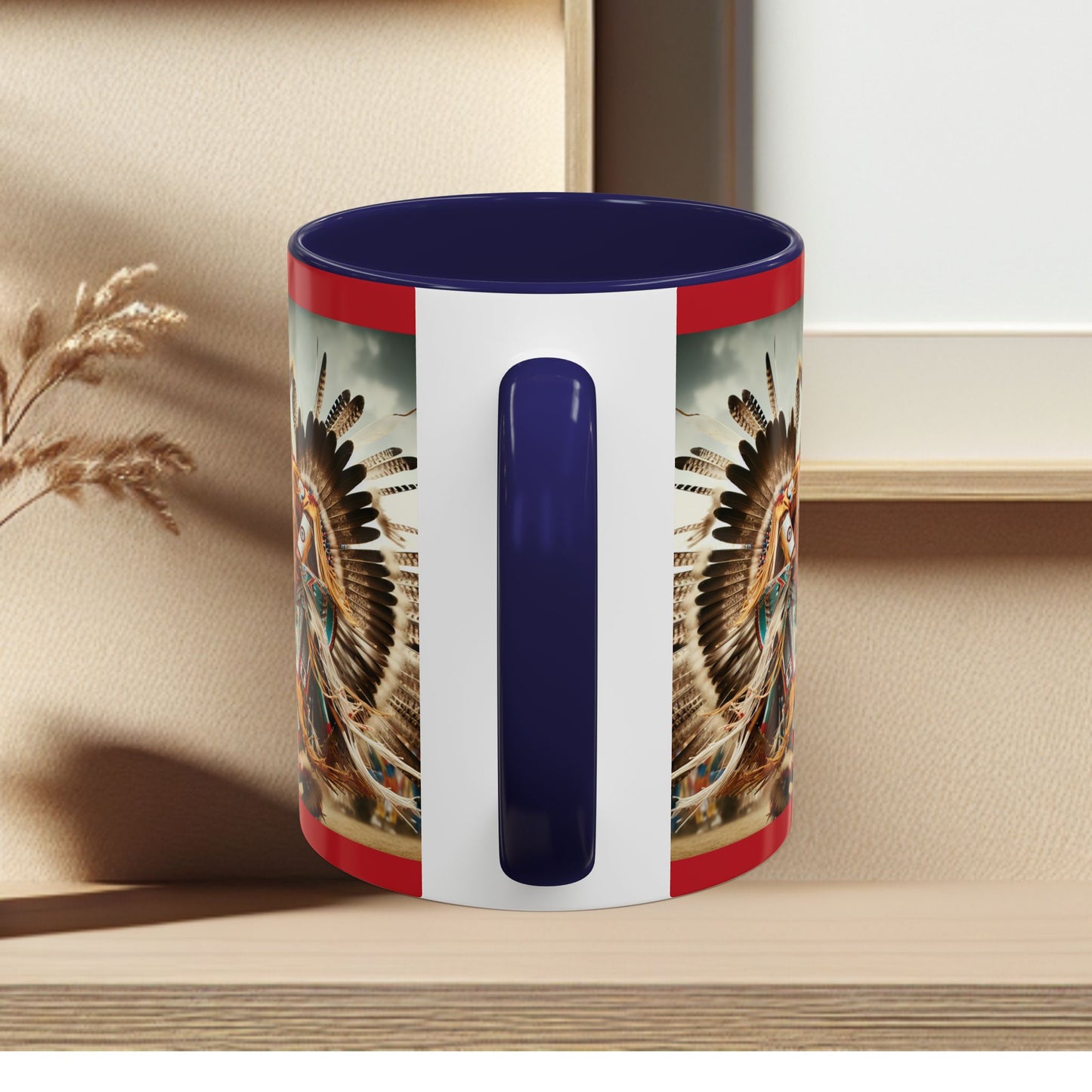 Mug- Native Dancer - Coffee Mug (11 oz, 15 oz) (AOP)