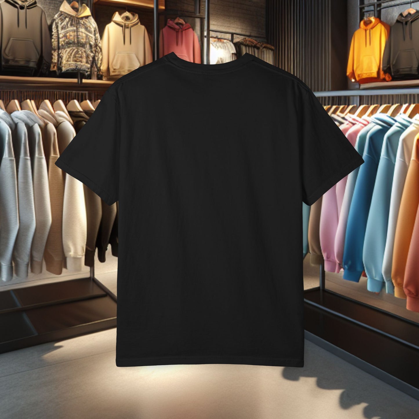 A Vibrant Mistic Temple Design -Unisex Garment-Dyed T-Shirt Perfect for Festivals & Everyday Wear