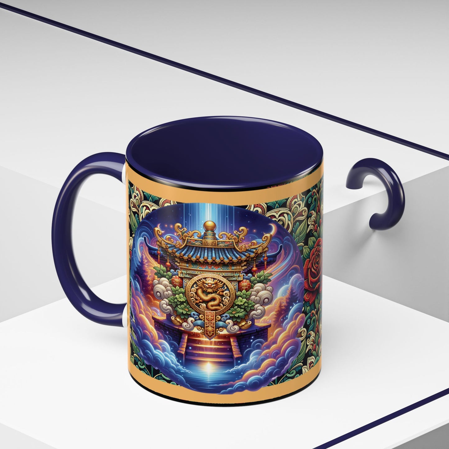 Mug Mystic Temple Rose Coffee Mug 11oz 15oz