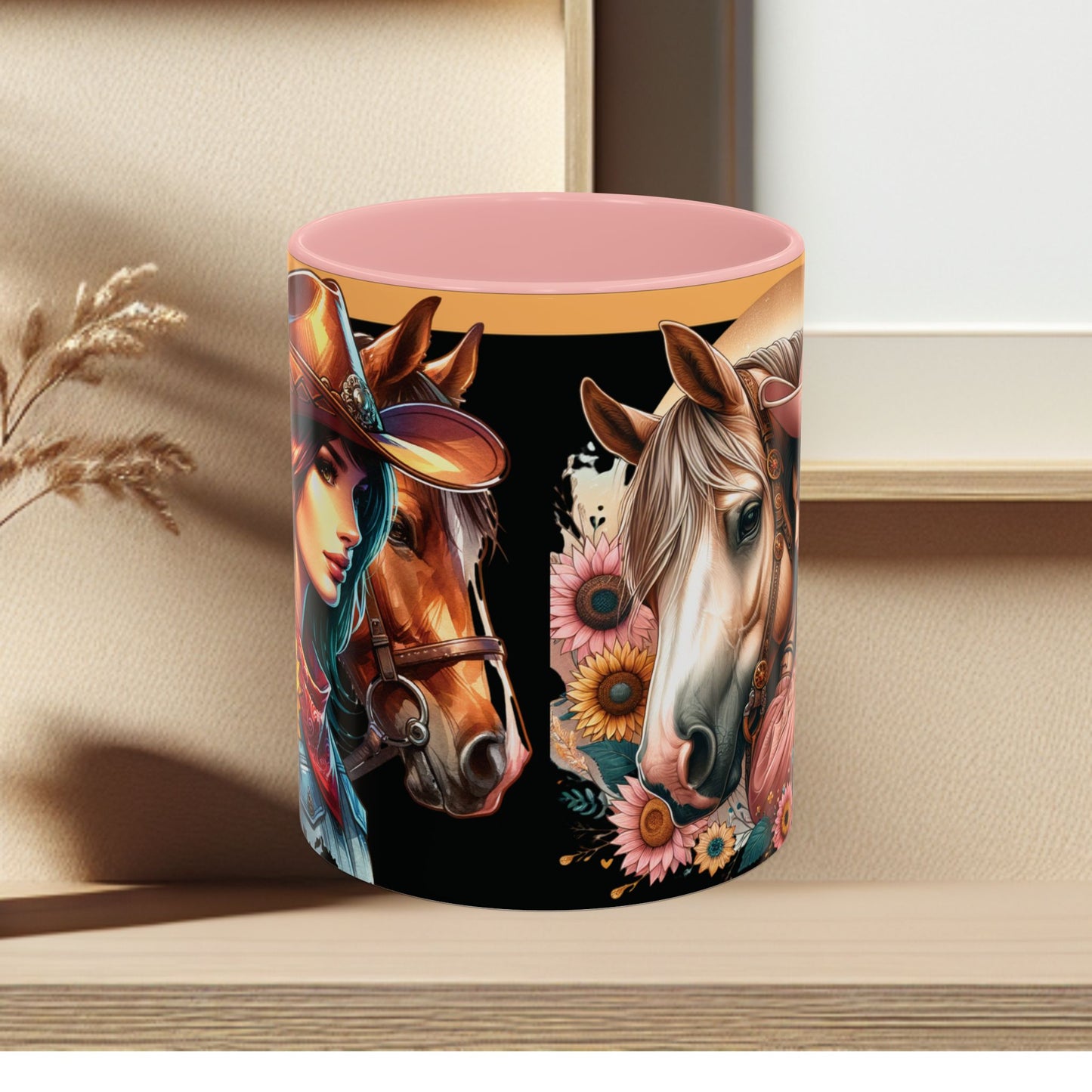 Coffee Mug Cowgirls and they're Horses