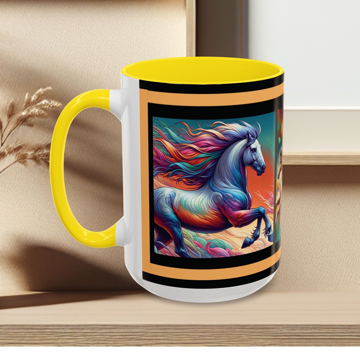 Coffee Mug Cloud Horses 11oz, 15oz