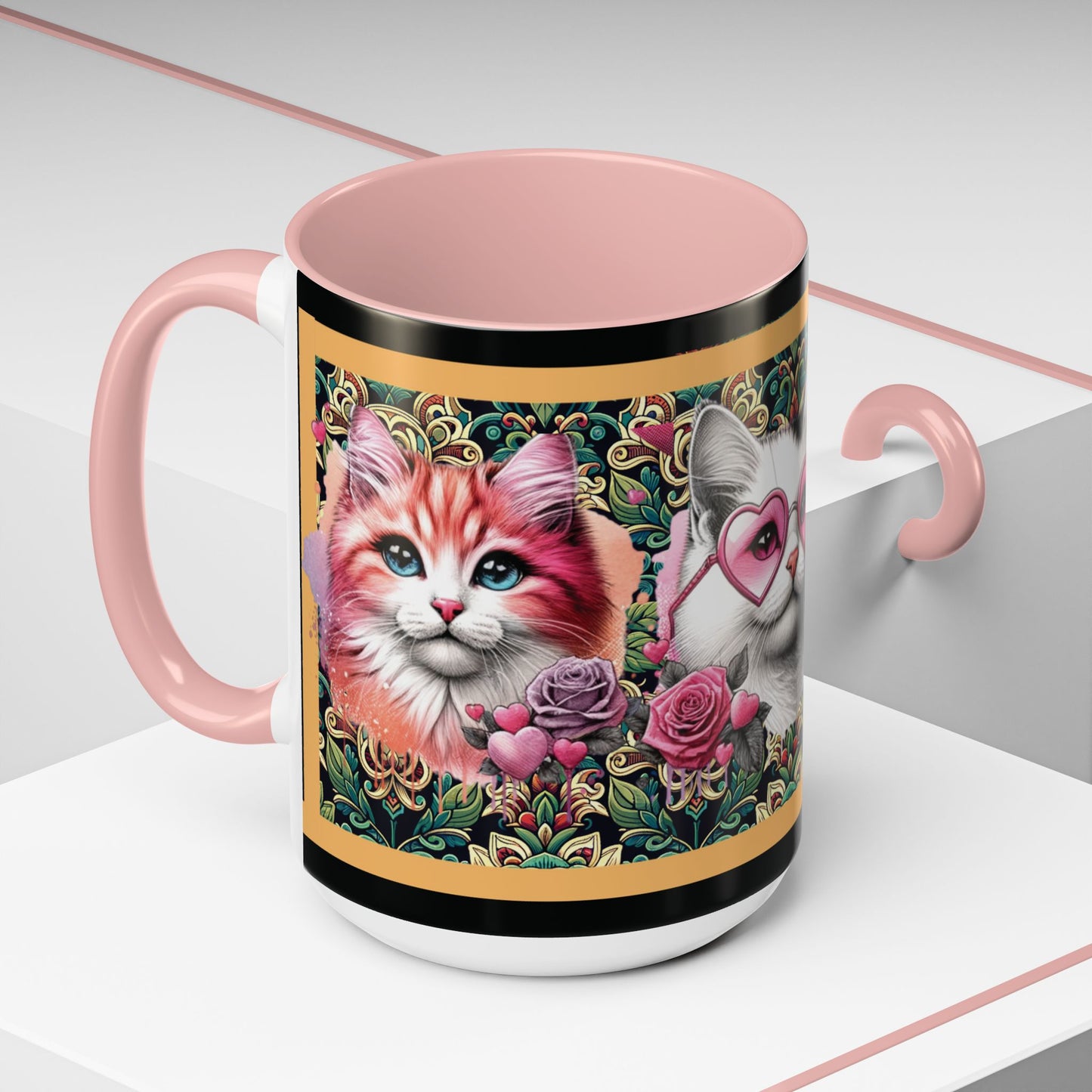 Coffee Mug Kittens Friends