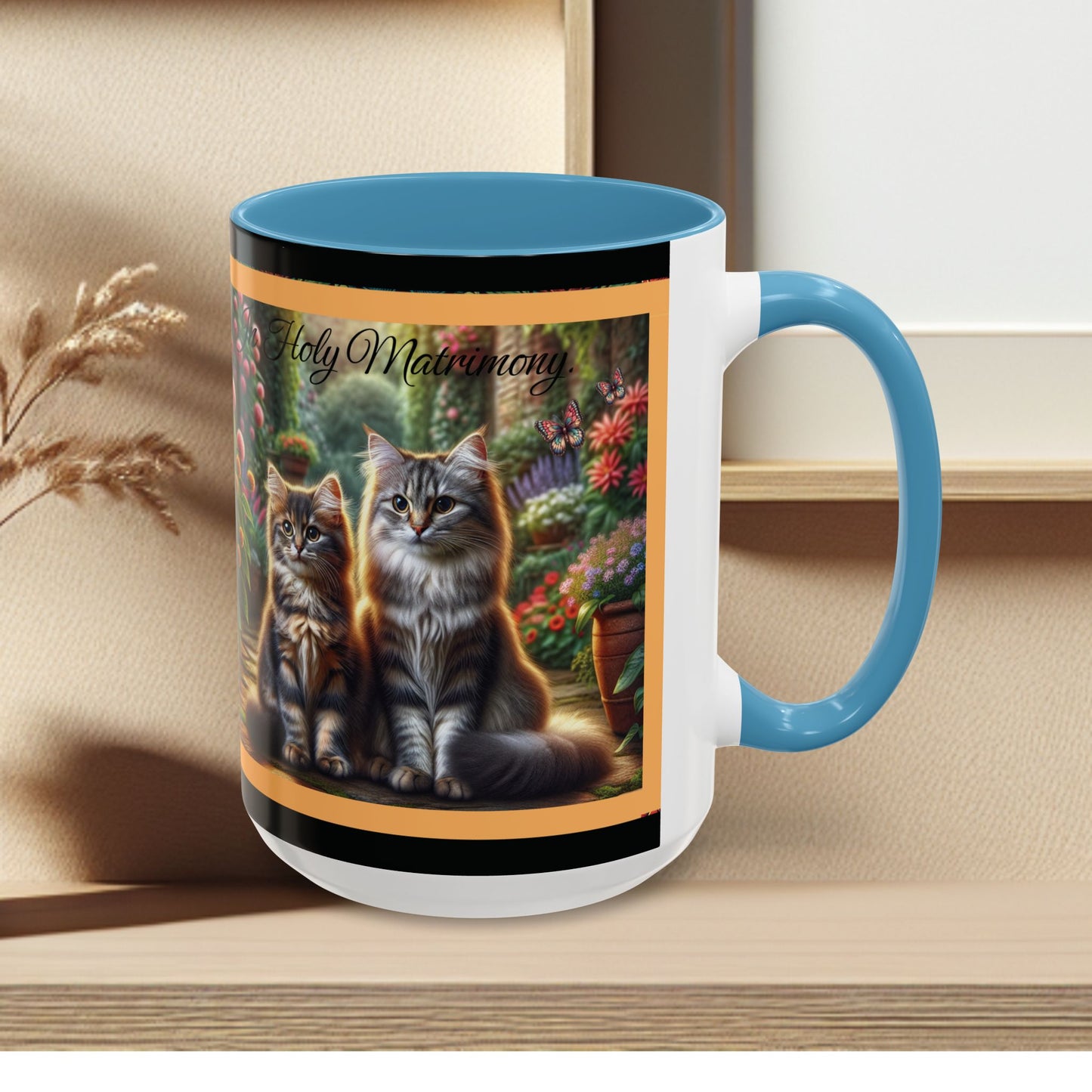 Coffee Mug Cat Wedding