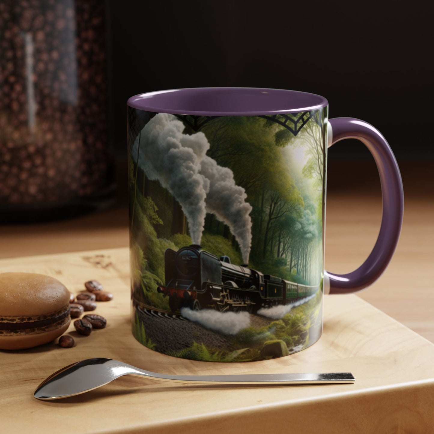 Mug - Jungle Train - Accent Coffee Mug (11oz, 15oz) (AOP)